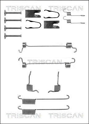 Triscan Zubehörsatz, Bremsbacken [Hersteller-Nr. 8105162588] für Ford, Mazda von TRISCAN