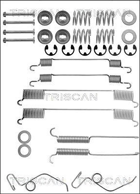 Triscan Zubehörsatz, Bremsbacken Ford: Transit 8105162510 von TRISCAN
