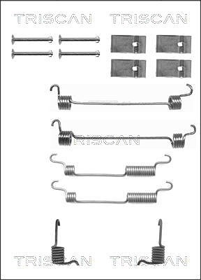 Triscan Zubehörsatz, Bremsbacken [Hersteller-Nr. 8105102610] für Honda, Rover von TRISCAN