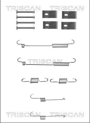 Triscan Zubehörsatz, Bremsbacken [Hersteller-Nr. 8105432006] für Hyundai von TRISCAN