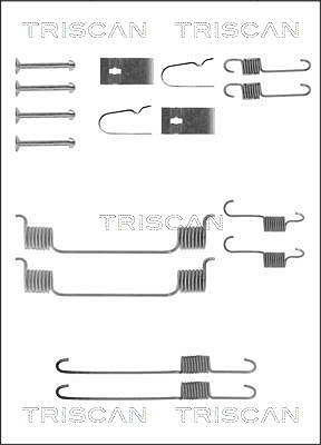 Triscan Zubehörsatz, Bremsbacken [Hersteller-Nr. 8105502554] für Mazda von TRISCAN