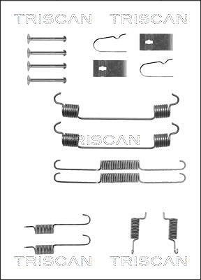 Triscan Zubehörsatz, Bremsbacken [Hersteller-Nr. 8105502543] für Mazda von TRISCAN