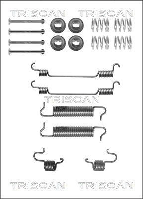 Triscan Zubehörsatz, Bremsbacken [Hersteller-Nr. 8105102588] für Opel, Renault von TRISCAN