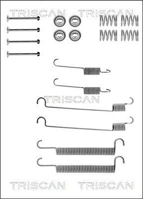Triscan Zubehörsatz, Bremsbacken [Hersteller-Nr. 8105102266] für Peugeot, Renault, Volvo von TRISCAN
