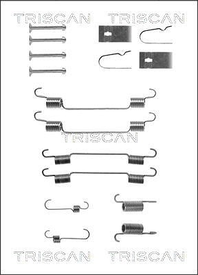 Triscan Zubehörsatz, Bremsbacken [Hersteller-Nr. 8105102575] für Subaru, Suzuki von TRISCAN
