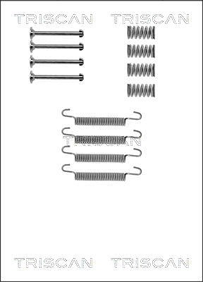 Triscan Zubehörsatz, Feststellbremsbacken [Hersteller-Nr. 8105242536] für Opel von TRISCAN