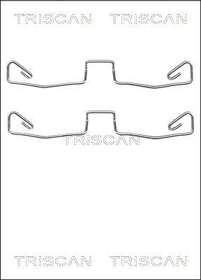 Triscan Zubehörsatz, Scheibenbremsbelag [Hersteller-Nr. 8105291602] für Audi von TRISCAN