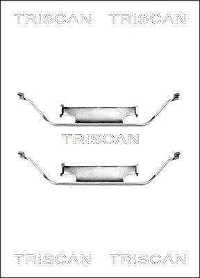 Triscan Zubehörsatz, Scheibenbremsbelag [Hersteller-Nr. 8105111571] für BMW, Jaguar von TRISCAN