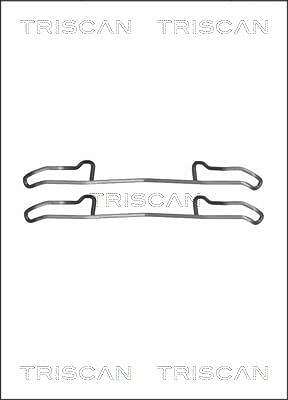 Triscan Zubehörsatz, Scheibenbremsbelag [Hersteller-Nr. 8105241536] für Gm Korea, Opel von TRISCAN