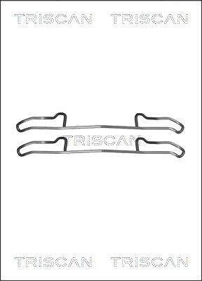 Triscan Zubehörsatz, Scheibenbremsbelag [Hersteller-Nr. 8105241536] für Daewoo, Opel, Vauxhall von TRISCAN