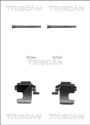 Triscan Zubehörsatz, Scheibenbremsbelag [Hersteller-Nr. 8105151348] für Fiat, Ford, Lancia von TRISCAN