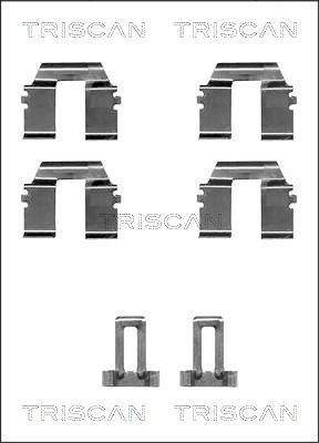 Triscan Zubehörsatz, Scheibenbremsbelag [Hersteller-Nr. 8105101616] für Ford, Seat, VW von TRISCAN