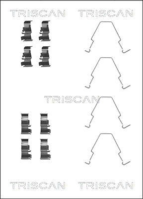 Triscan Zubehörsatz, Scheibenbremsbelag [Hersteller-Nr. 8105181002] für Kia von TRISCAN