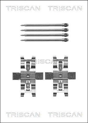 Triscan Zubehörsatz, Scheibenbremsbelag [Hersteller-Nr. 8105231614] für Mercedes-Benz von TRISCAN