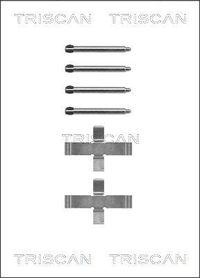 Triscan Zubehörsatz, Scheibenbremsbelag [Hersteller-Nr. 8105231389] für Mercedes-Benz von TRISCAN