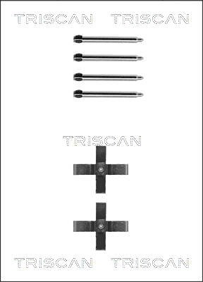 Triscan Zubehörsatz, Scheibenbremsbelag [Hersteller-Nr. 8105101590] für Ford, Opel, Saab, Vauxhall von TRISCAN
