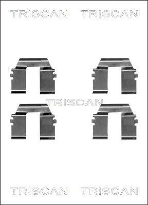 Triscan Zubehörsatz, Scheibenbremsbelag [Hersteller-Nr. 8105101615] für Seat, VW von TRISCAN