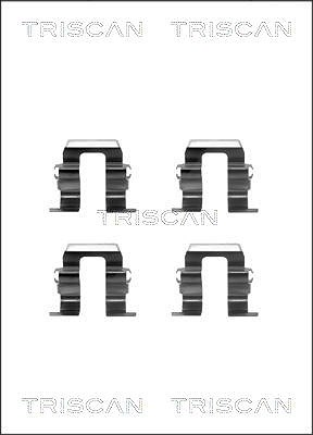 Triscan Zubehörsatz, Scheibenbremsbelag [Hersteller-Nr. 8105681531] für Subaru von TRISCAN