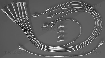 Triscan Zündleitungssatz [Hersteller-Nr. 88604106] für BMW von TRISCAN