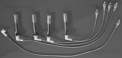 Triscan Zündleitungssatz [Hersteller-Nr. 88603395] für Citroën, Fiat, Peugeot von TRISCAN