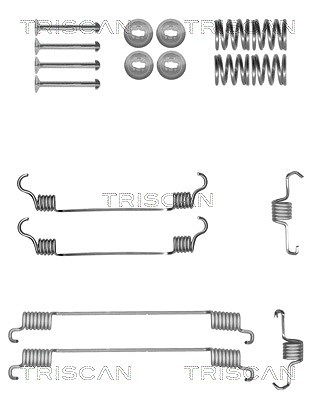 Triscan Zubehörsatz, Bremsbacken [Hersteller-Nr. 8105102623] für Fiat, Nissan, Suzuki von TRISCAN