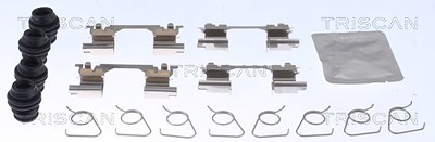 Triscan Zubehörsatz, Scheibenbremsbelag [Hersteller-Nr. 8105101666] für Nissan, Opel, Renault, Vauxhall von TRISCAN