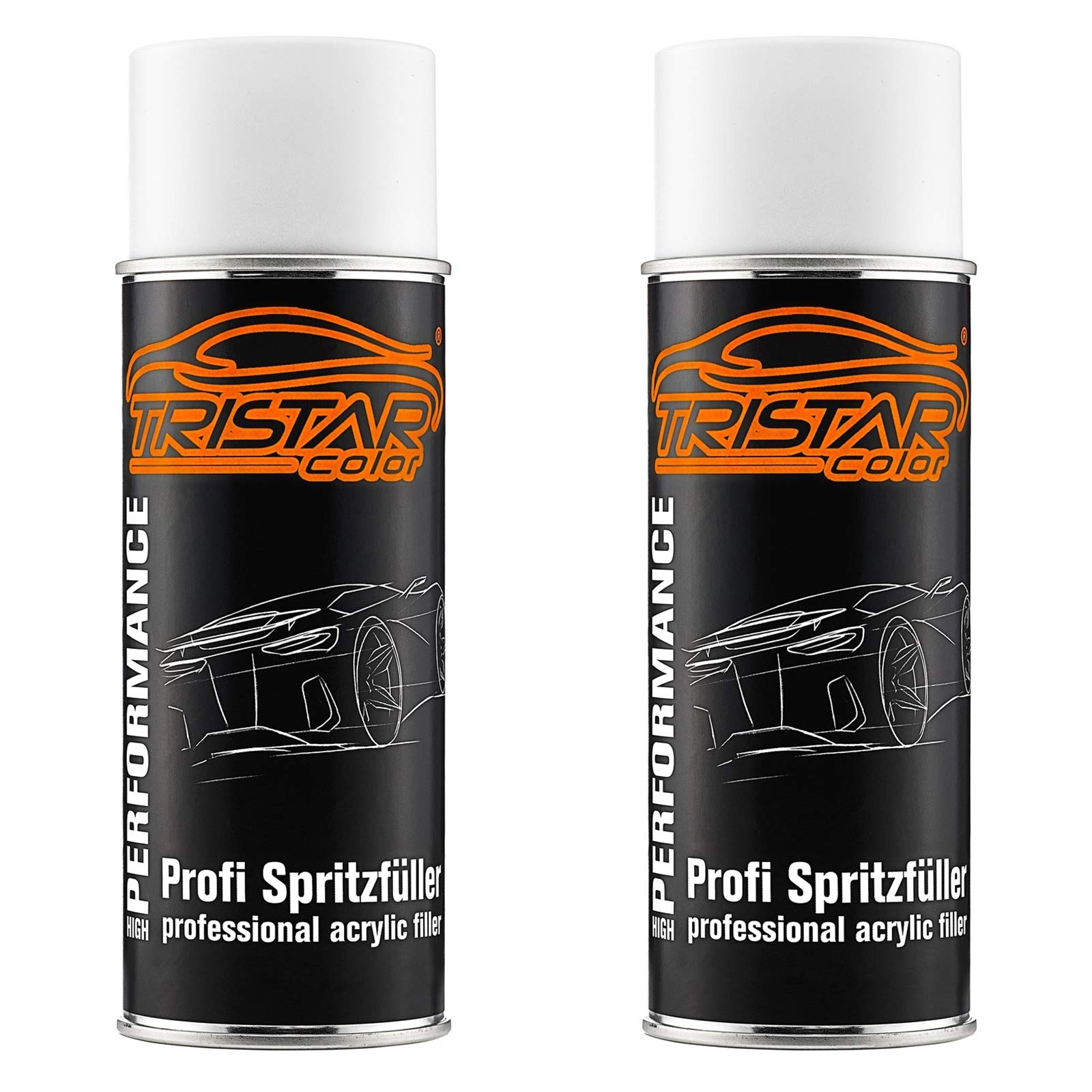 TRISTARcolor Füller Spritzfüller Haftgrund Grundierung Spritzspachtel für Autolack weiß 2 x Spraydose 400 ml TRISTARcolor Füller Spritzfüller Haftgrund Grundierung Spritzspachtel für Autolack weiß 2 x Spraydose 400 ml von TRISTARcolor