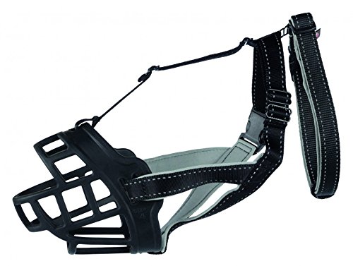 Trixie Muzzle Flex Maulkorb, Silikon L–XL schwarz von Trixie
