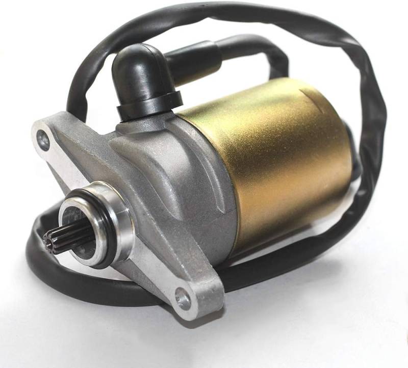 Trkimal 10 Zähne Anlasser mit Kabel für GY6 49cc 50cc Scooter 139QMB Moped ATV Go Karts TAOTAO SUNL ROKETA TANK BAJA von TRKIMAL