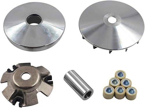 Trkimal komplett Variomatik Variatorrollen Baugruppe Kits Ersatz für GY6 125cc 150cc Scooter Roller Variobolzen 152QMI 157QMJ von TRKIMAL