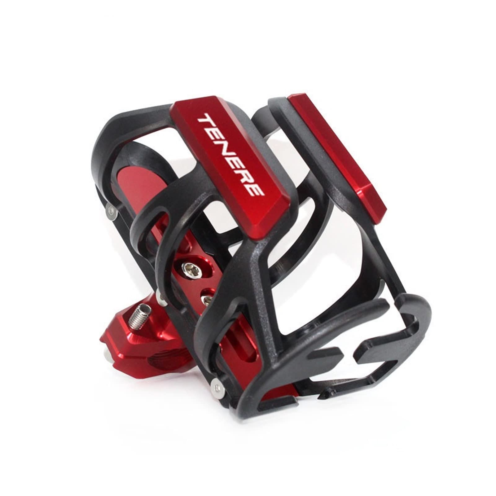 Für Yamaha TENERE XT660Z TENERE Xt660z CNC Motorrad Lenker Stoßstange Getränkehalter Getränkehalter(ROT) von TRNMOP