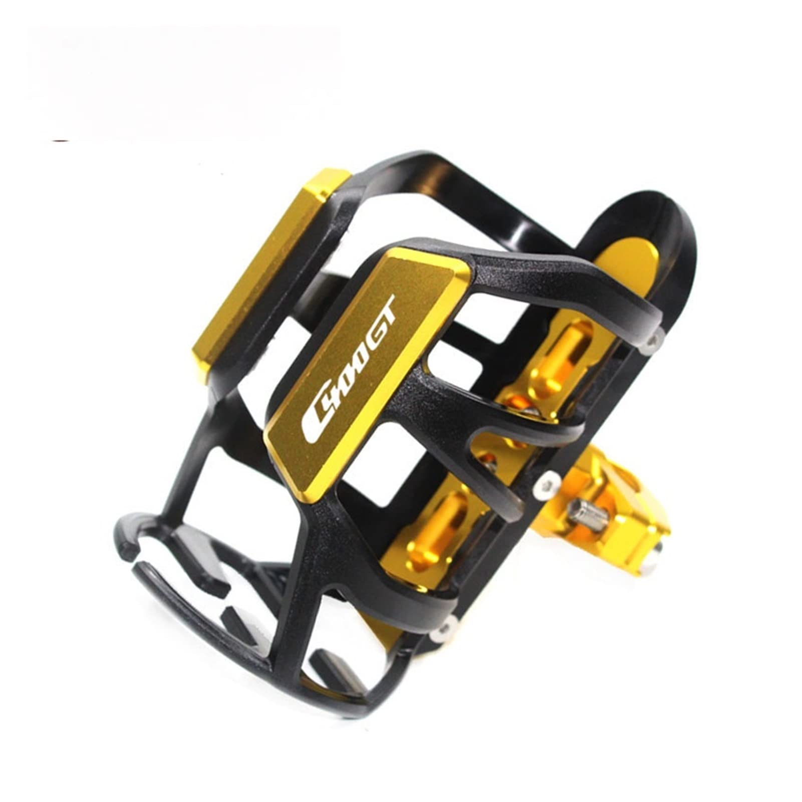 TRNMOP Für B=M=W C400X C 400 X C400GT C400GT CNC Motorrad Lenker Stoßstange Getränkehalter Getränkehalter(Gold) von TRNMOP