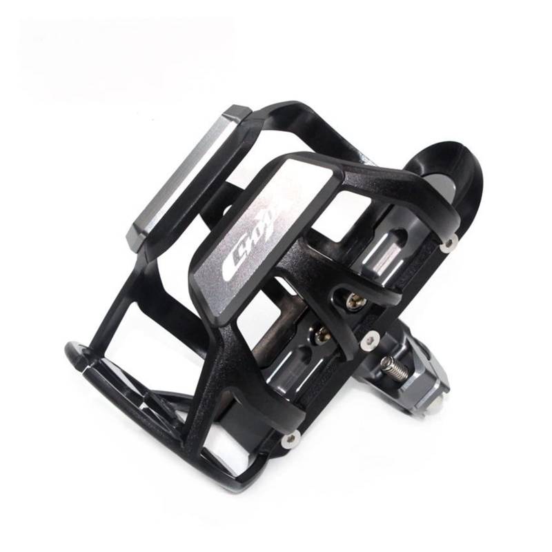 TRNMOP Für B=M=W C400X C 400 X C400GT C400GT CNC Motorrad Lenker Stoßstange Getränkehalter Getränkehalter(Gray D) von TRNMOP