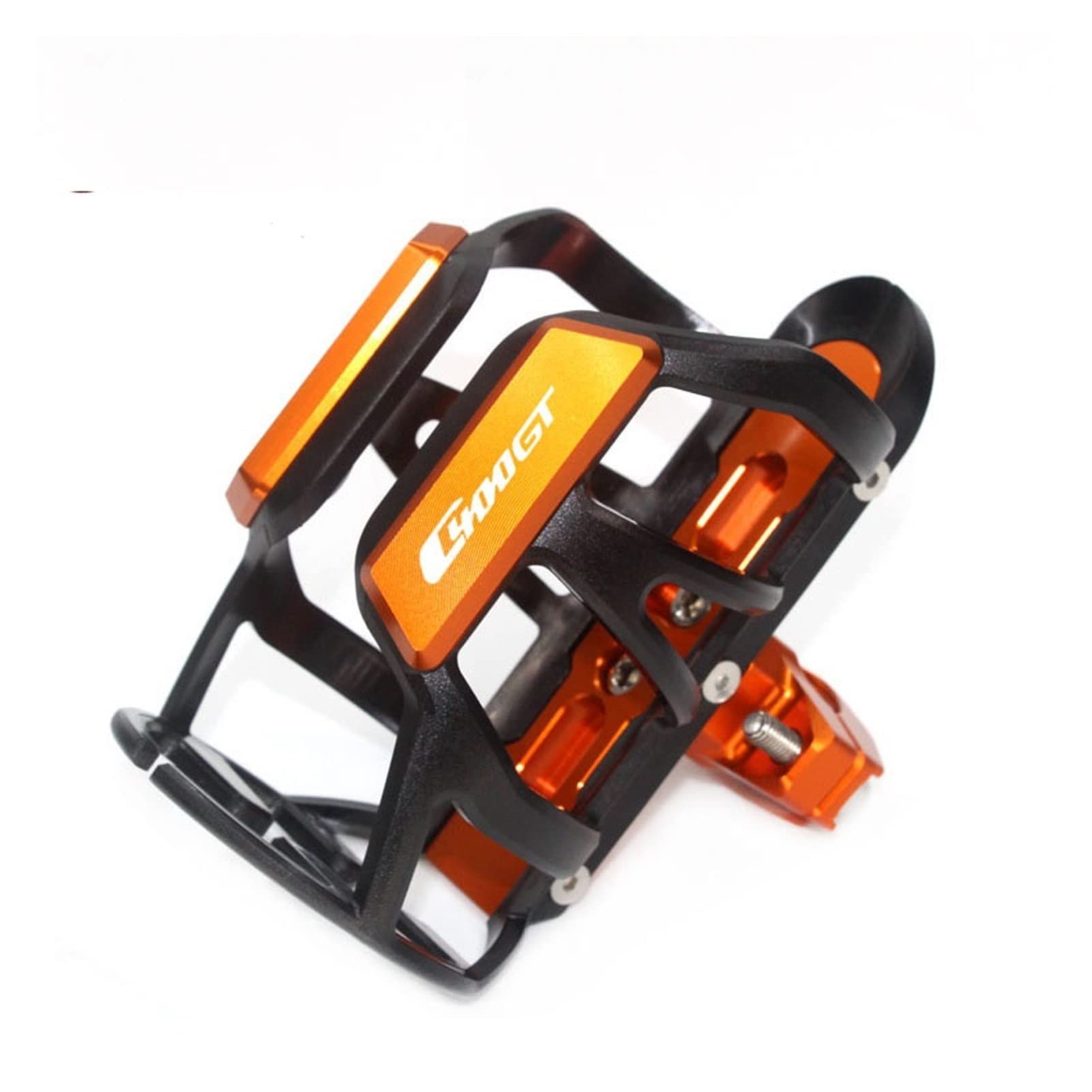 TRNMOP Für B=M=W C400X C 400 X C400GT C400GT CNC Motorrad Lenker Stoßstange Getränkehalter Getränkehalter(ORANGE) von TRNMOP