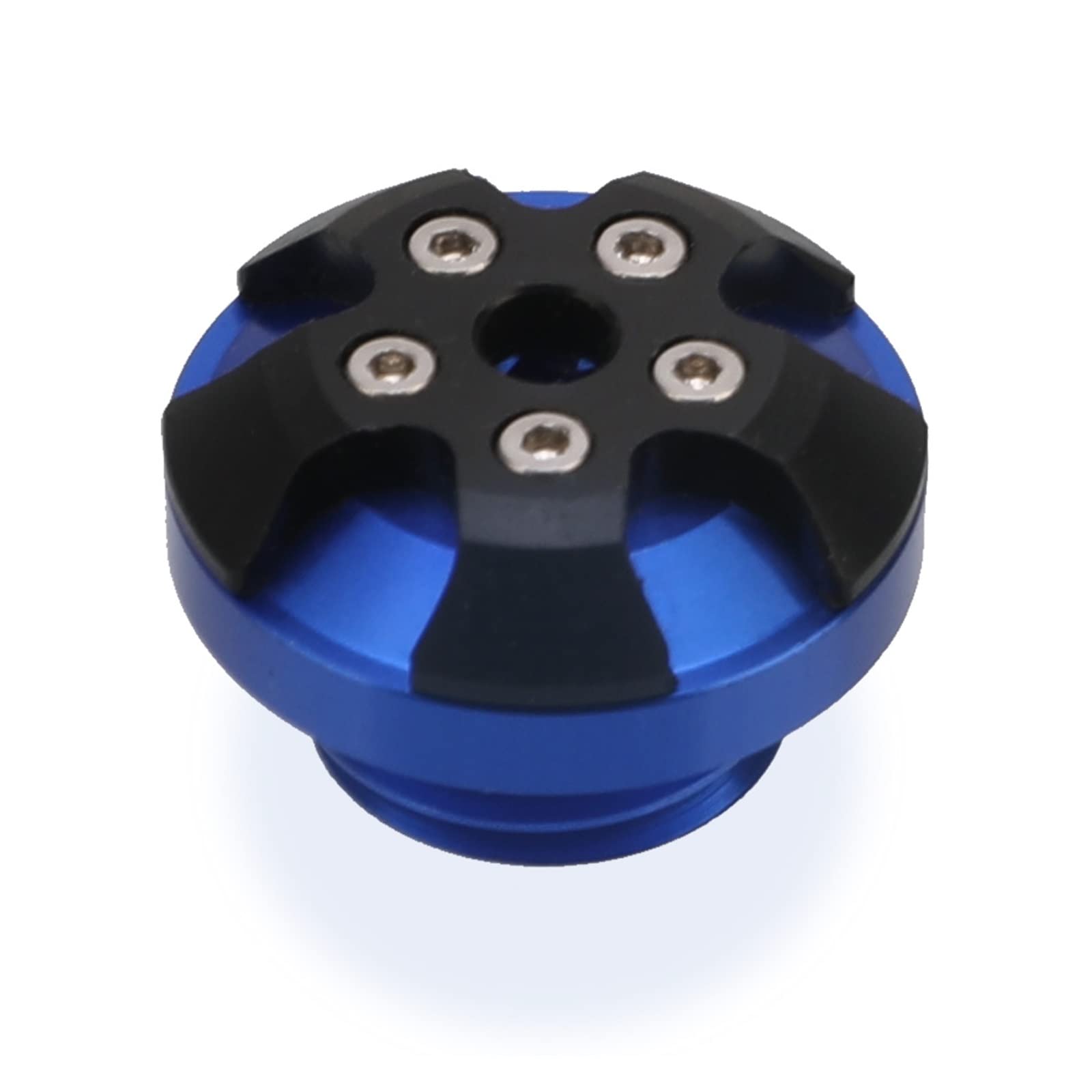 TRNMOP Für Ducati MULTISTRADA 1100S 1100 2007-2013 Motorrad Aluminium Motorstecker Deckel Ölfilter Deckel(BLAU) von TRNMOP