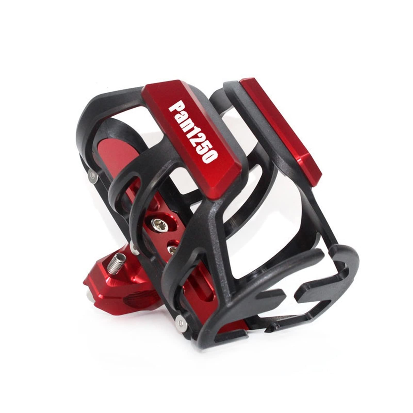 TRNMOP Für Harley PAN America 1250 PA1250 Motorrad Lenker Stoßstange Getränkehalter Getränkehalter(ROT) von TRNMOP