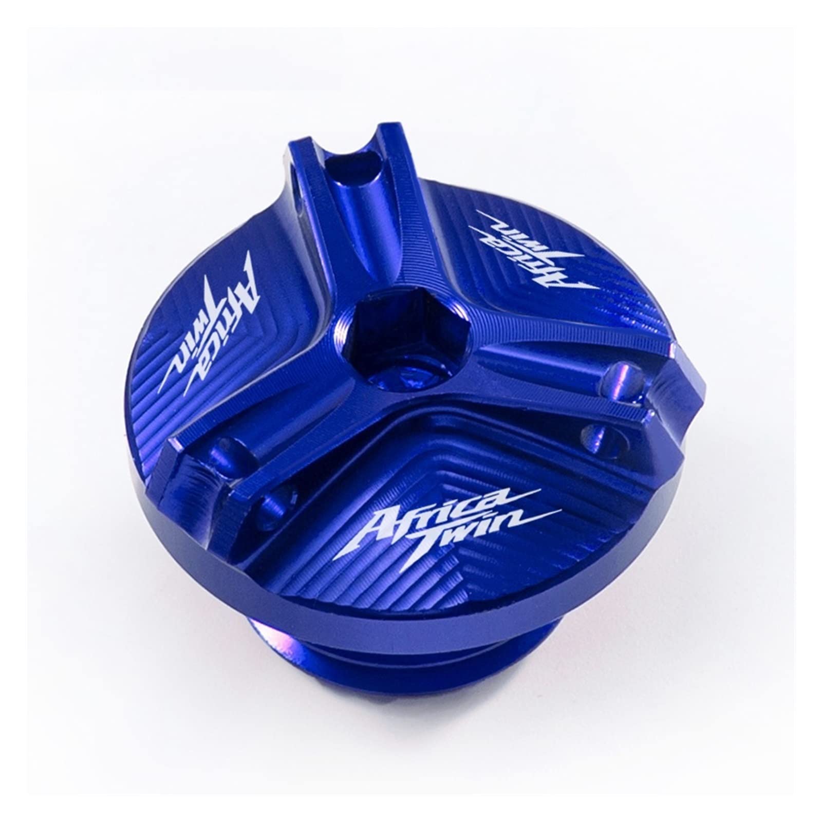 TRNMOP Für Honda Africa Twin CRF 1100 1000 L CRF1100L CRF1000L Motorrad-Öleinfülldeckel Ölfilterdeckel Zubehör(BLAU) von TRNMOP