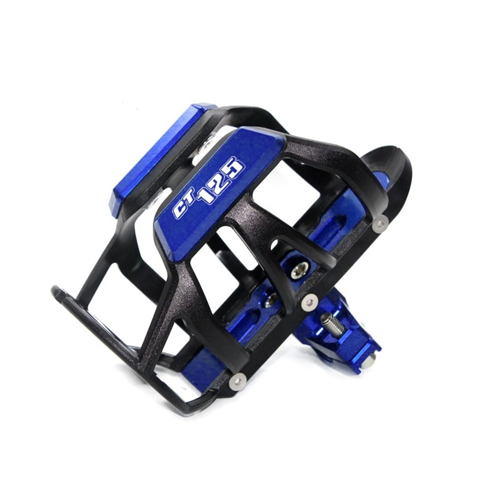 TRNMOP Für Honda CT125 CT 125 CNC Motorrad Lenker Stoßstange Getränkehalter Getränkehalter(BLAU) von TRNMOP
