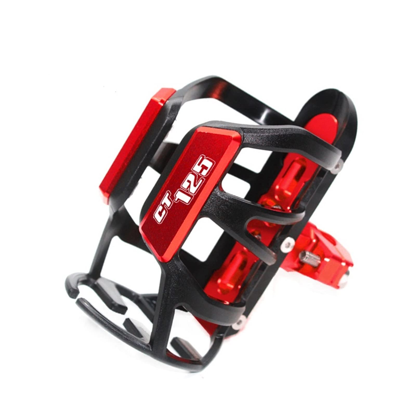 TRNMOP Für Honda CT125 CT 125 CNC Motorrad Lenker Stoßstange Getränkehalter Getränkehalter(ROT) von TRNMOP