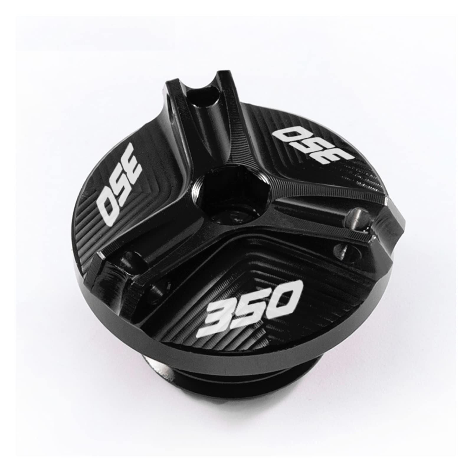 TRNMOP Für Honda Forza 350 FORZA350 NSS350 2018-2022 Motorrad Öleinfülldeckel Ölfilterdeckel Zubehör(SCHWARZ) von TRNMOP
