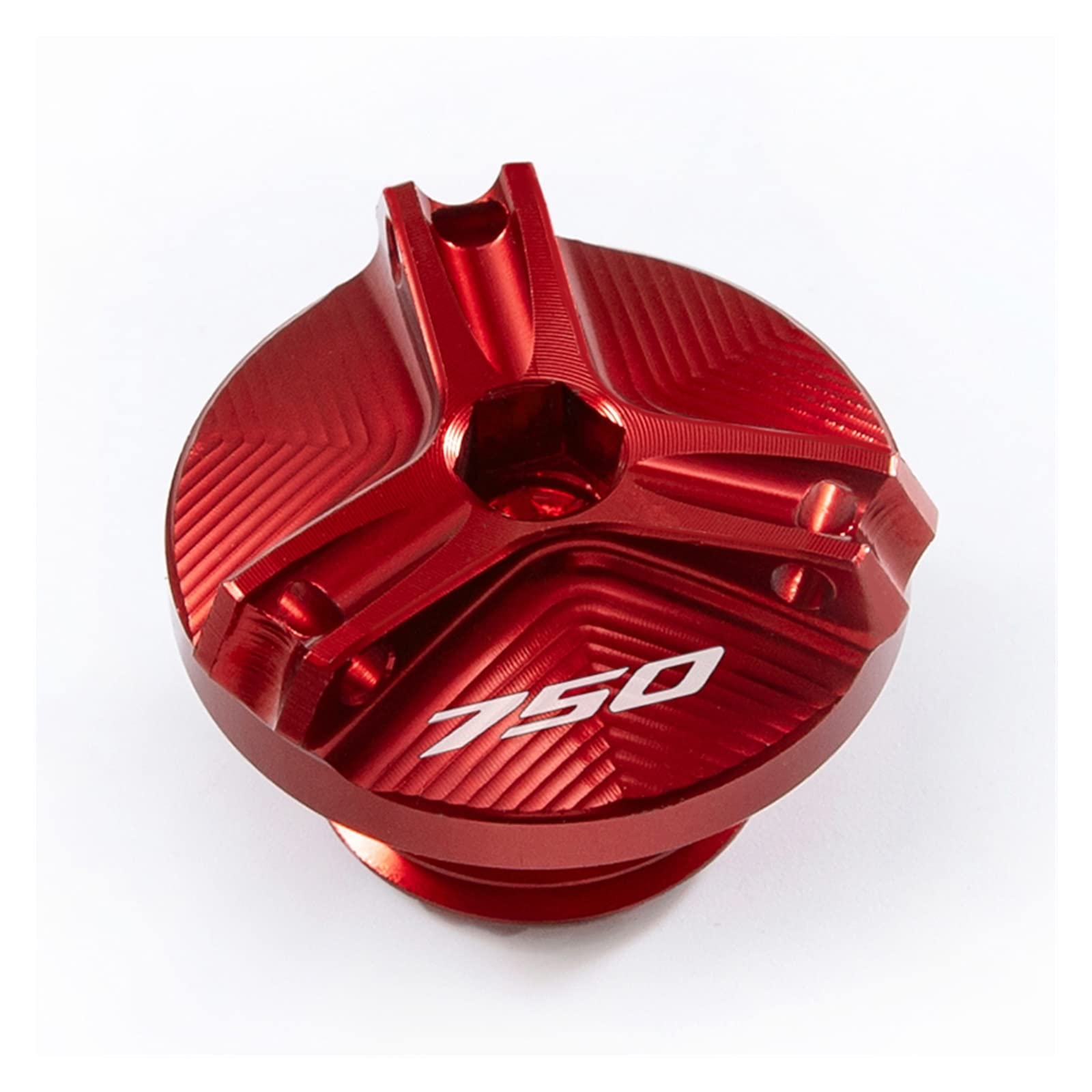 TRNMOP Für Honda Forza 750 FORZA750 2020 2021 2022 Motorrad Öleinfülldeckel Ölfilterdeckel Zubehör(ROT) von TRNMOP