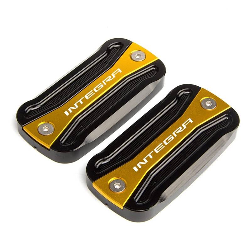 TRNMOP Für Honda Integra 700 750 DCT NC750 Motorrad Vorderradbremse Hauptzylinder Flüssigkeitsbehälter Deckel Ölkappe(Gold) von TRNMOP