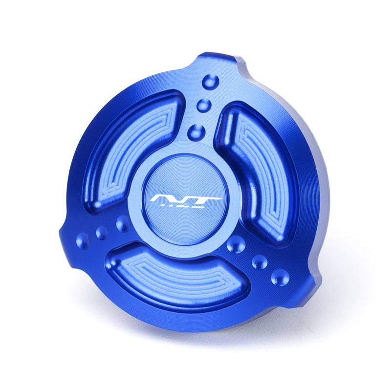 TRNMOP Für Honda NT1100 NT 1100 2022 2023 Motorrad Motor Ölfilter Cup Plug Cover Zubehör Aluminium Ölfilterdeckel(BLAU) von TRNMOP