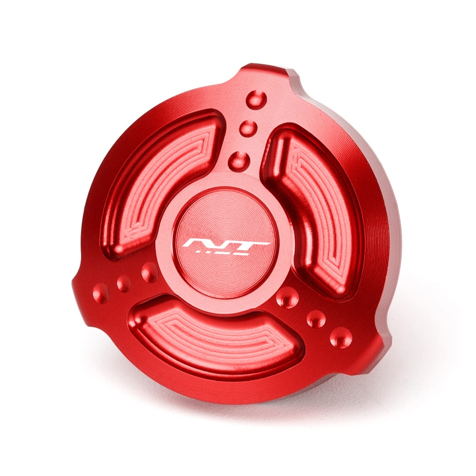 TRNMOP Für Honda NT1100 NT 1100 2022 2023 Motorrad Motor Ölfilter Cup Plug Cover Zubehör Aluminium Ölfilterdeckel(ROT) von TRNMOP