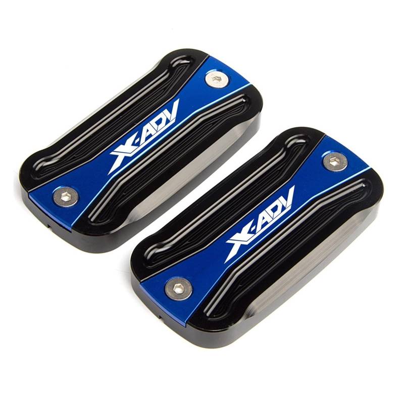 TRNMOP Für Honda XADV 750 2021 Zubehör X ADV 300 1000 2017-2021 Motorrad Ölfilterdeckel Motorstecker&Bremsflüssigkeitsbehälterkappen(BLAU) von TRNMOP