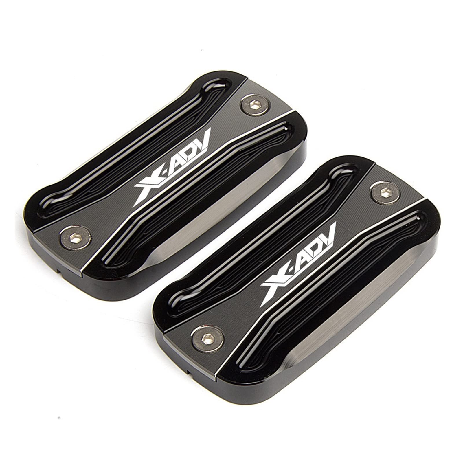 TRNMOP Für Honda XADV 750 2021 Zubehör X ADV 300 1000 2017-2021 Motorrad Ölfilterdeckel Motorstecker&Bremsflüssigkeitsbehälterkappen(Grau) von TRNMOP