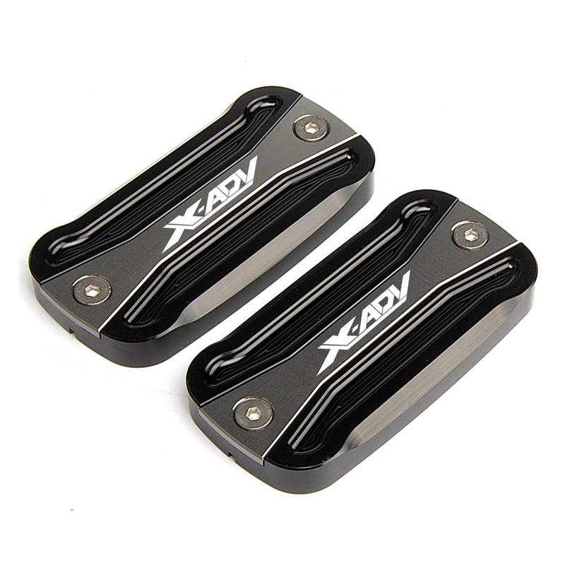 TRNMOP Für Honda XADV 750 2021 Zubehör X ADV 300 1000 2017-2021 Motorrad Ölfilterdeckel Motorstecker&Bremsflüssigkeitsbehälterkappen(Grau) von TRNMOP