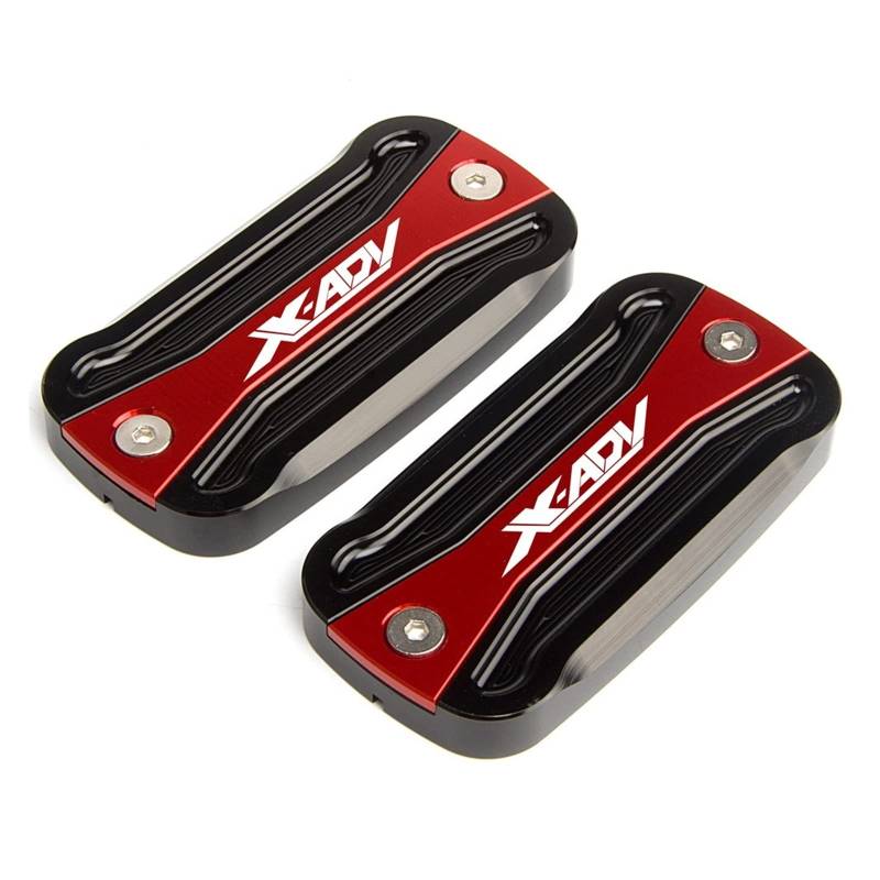 TRNMOP Für Honda XADV 750 2021 Zubehör X ADV 300 1000 2017-2021 Motorrad Ölfilterdeckel Motorstecker&Bremsflüssigkeitsbehälterkappen(ROT) von TRNMOP