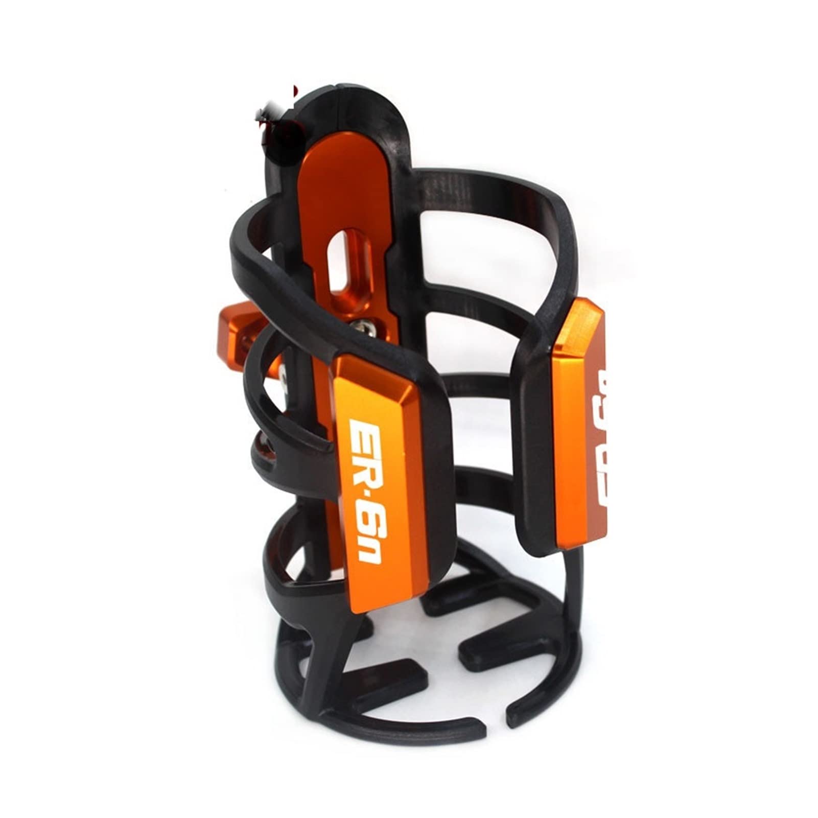 TRNMOP Für Kawasaki ER-6N ER6N ER 6N ER-6F ER6F ER 6F CNC Motorrad Lenker Stoßstange Getränkehalter Getränkehalter(OrangeF) von TRNMOP