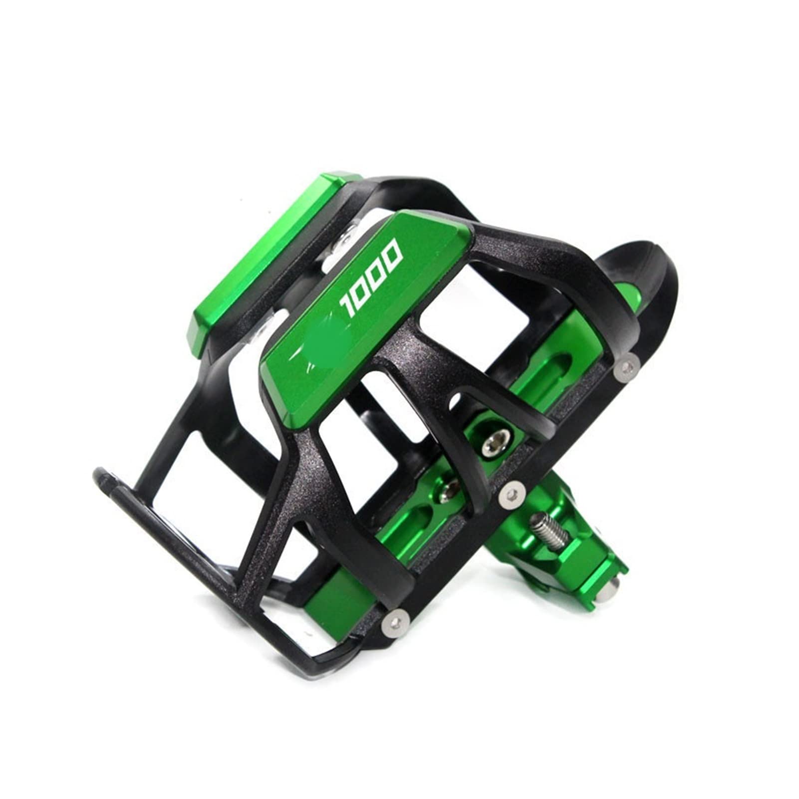 TRNMOP Für Kawasaki Z1000 Z 1000 Z1000SX Z 1000SX CNC Motorrad Lenker Stoßstange Getränkehalter Getränkehalter(GRÜN) von TRNMOP